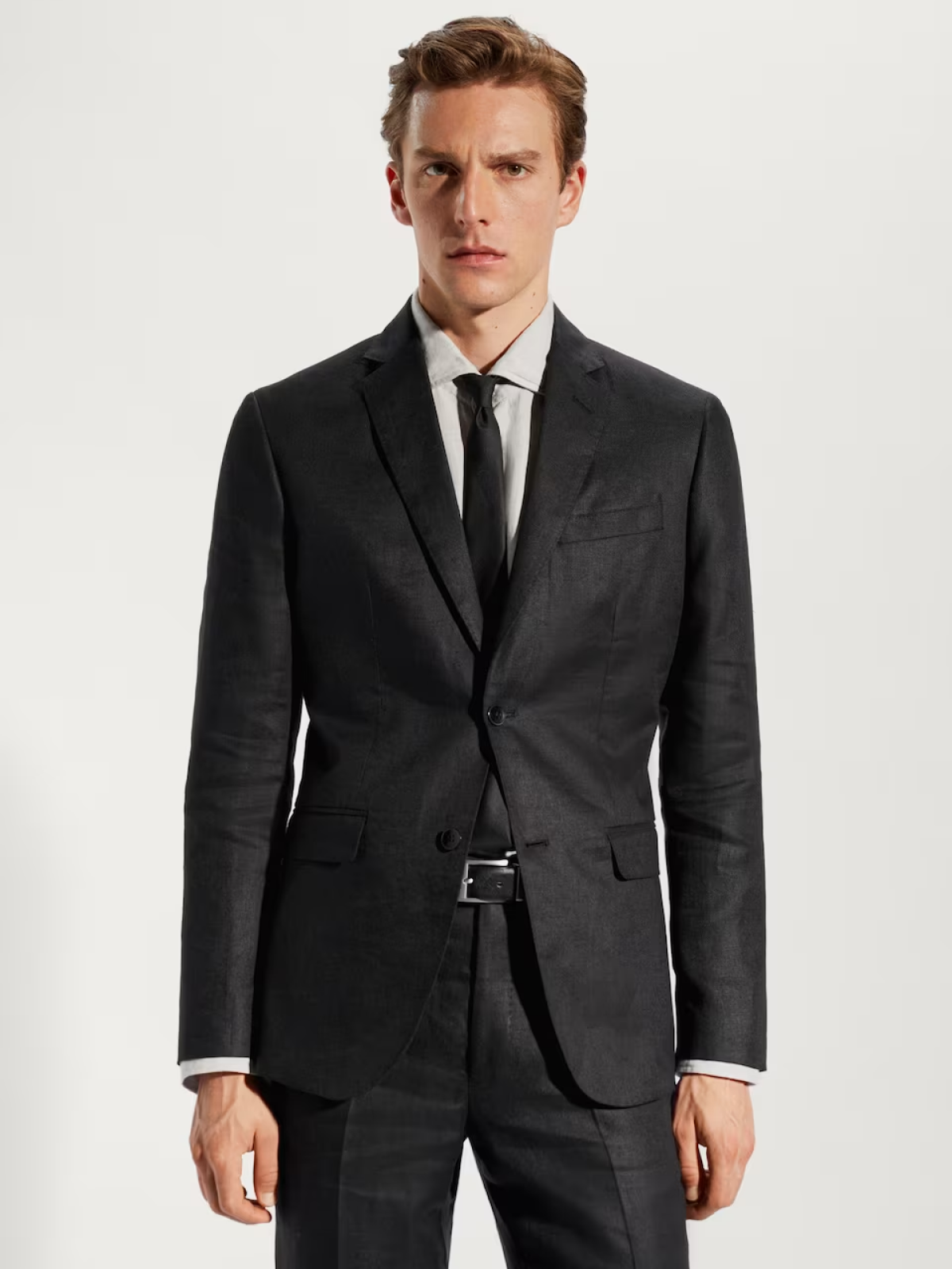 100% linen suit blazer