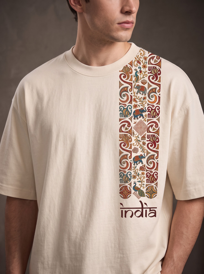 AesthoLook - Cultural Depth Premium Aesthetic Tee