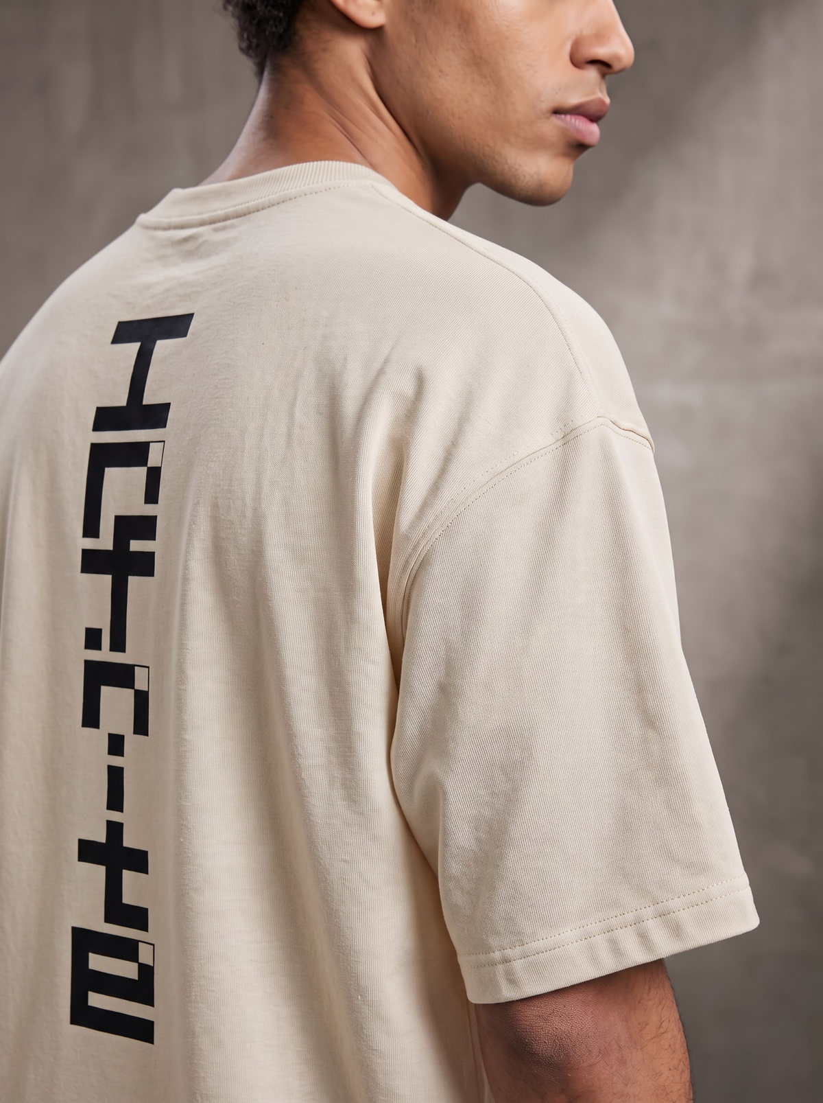 AesthoLook - Infinite Line Tee (Cream)