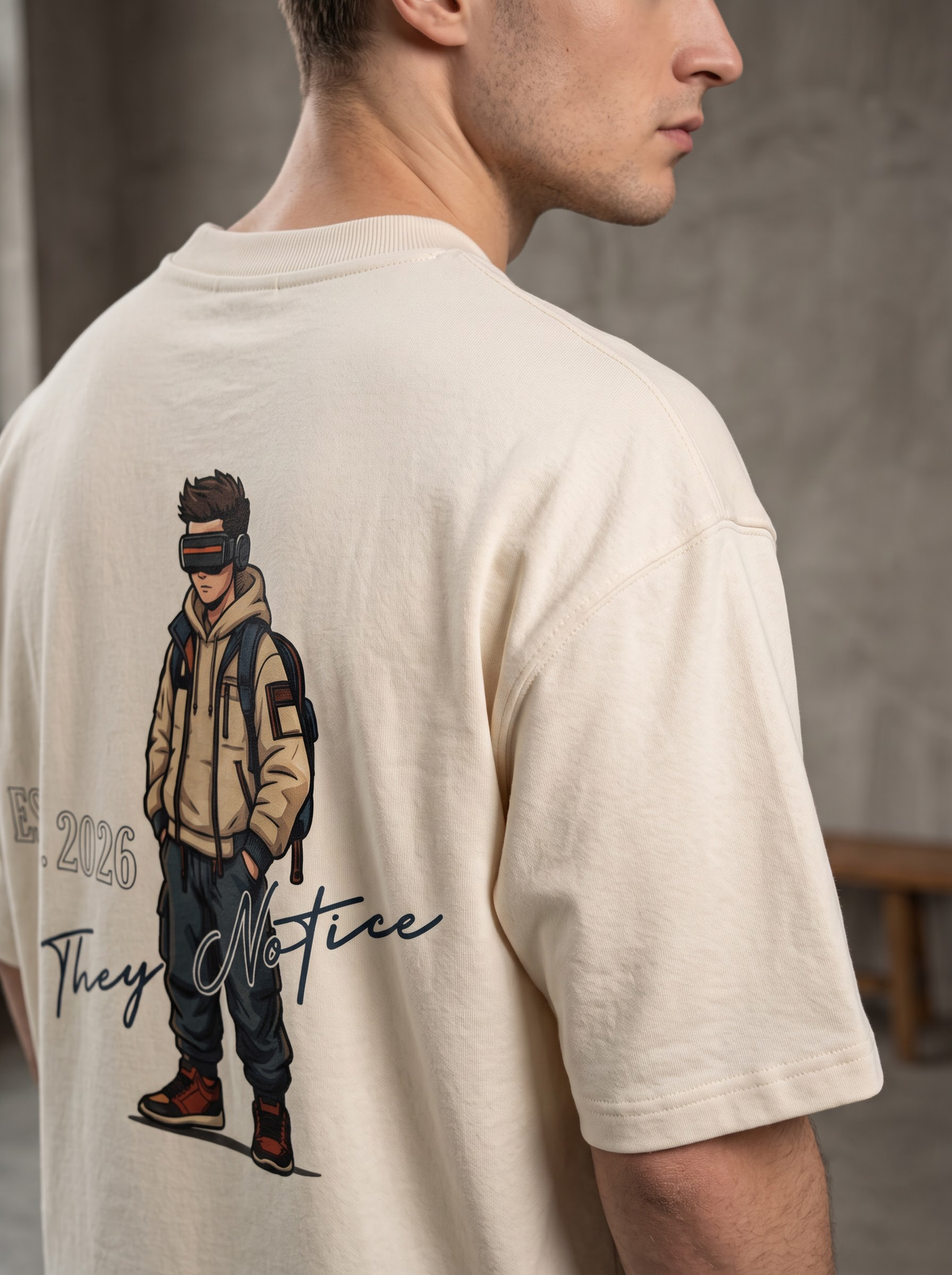 AesthoLook - Silent Attention Limited Edition Graphic Tee