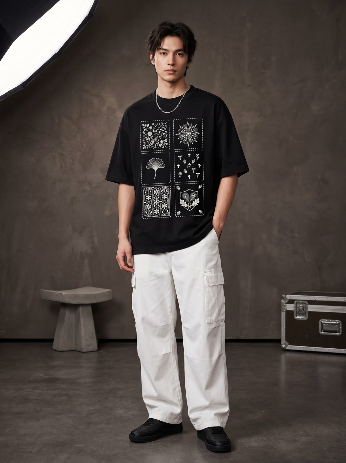 AesthoLook - Nature Blocks Minimal Tee
