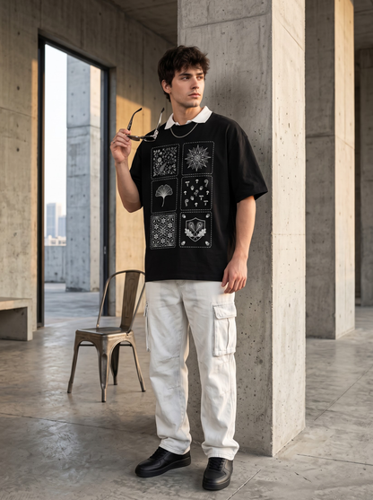 AesthoLook - Nature Blocks Minimal Tee