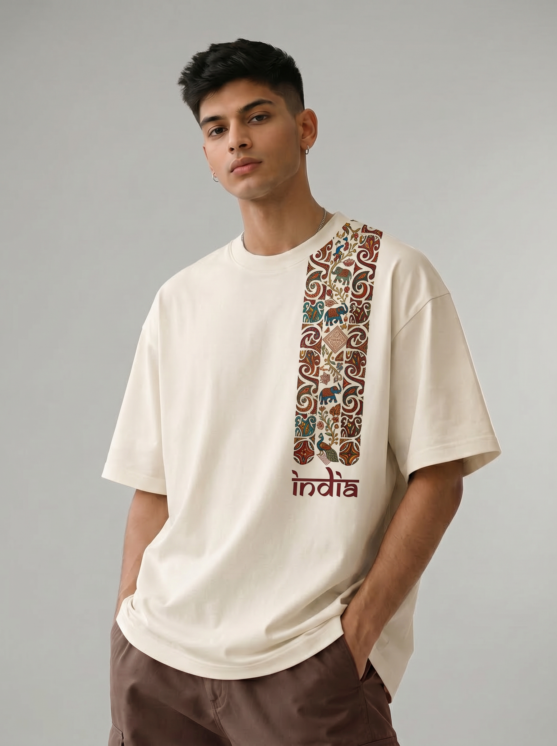AesthoLook - Cultural Depth Premium Aesthetic Tee