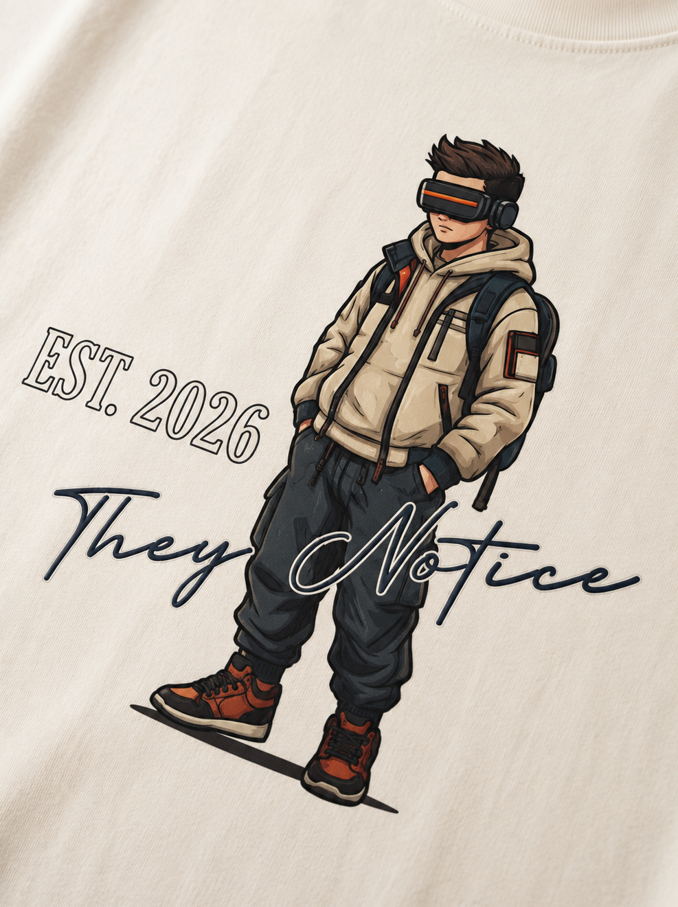 AesthoLook - Silent Attention Limited Edition Graphic Tee