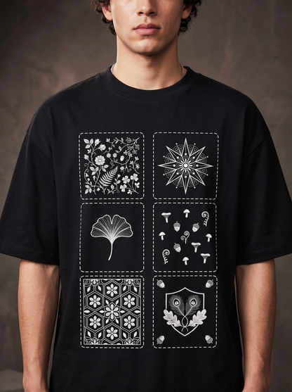 AesthoLook - Nature Blocks Minimal Tee