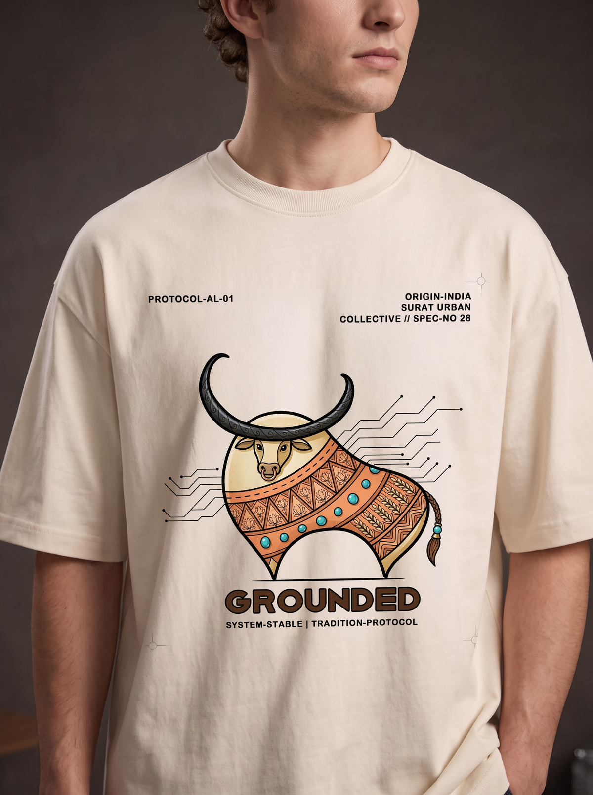 AesthoLook - Grounded Protocol Graphic Tee