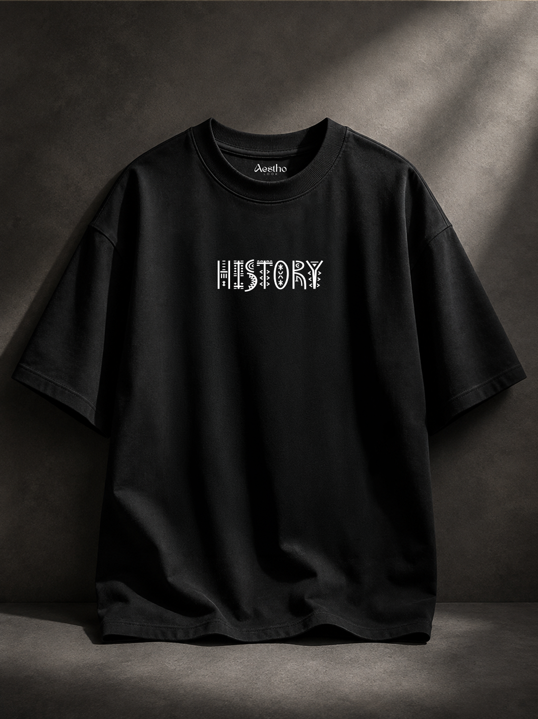 AesthoLook - Tribal Symbolic History Tee (Black)