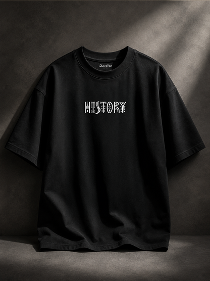 AesthoLook - Tribal Symbolic History Tee (Black)