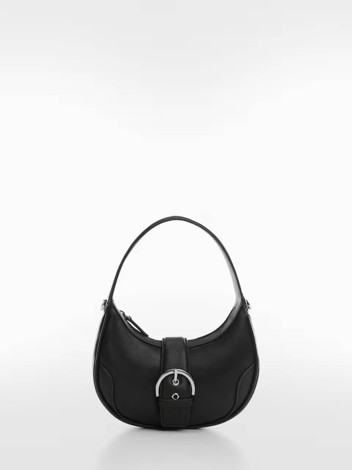 Buckle bag with double handle