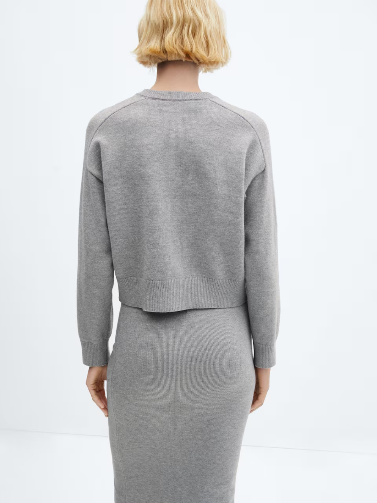 Decorative seams cardigan