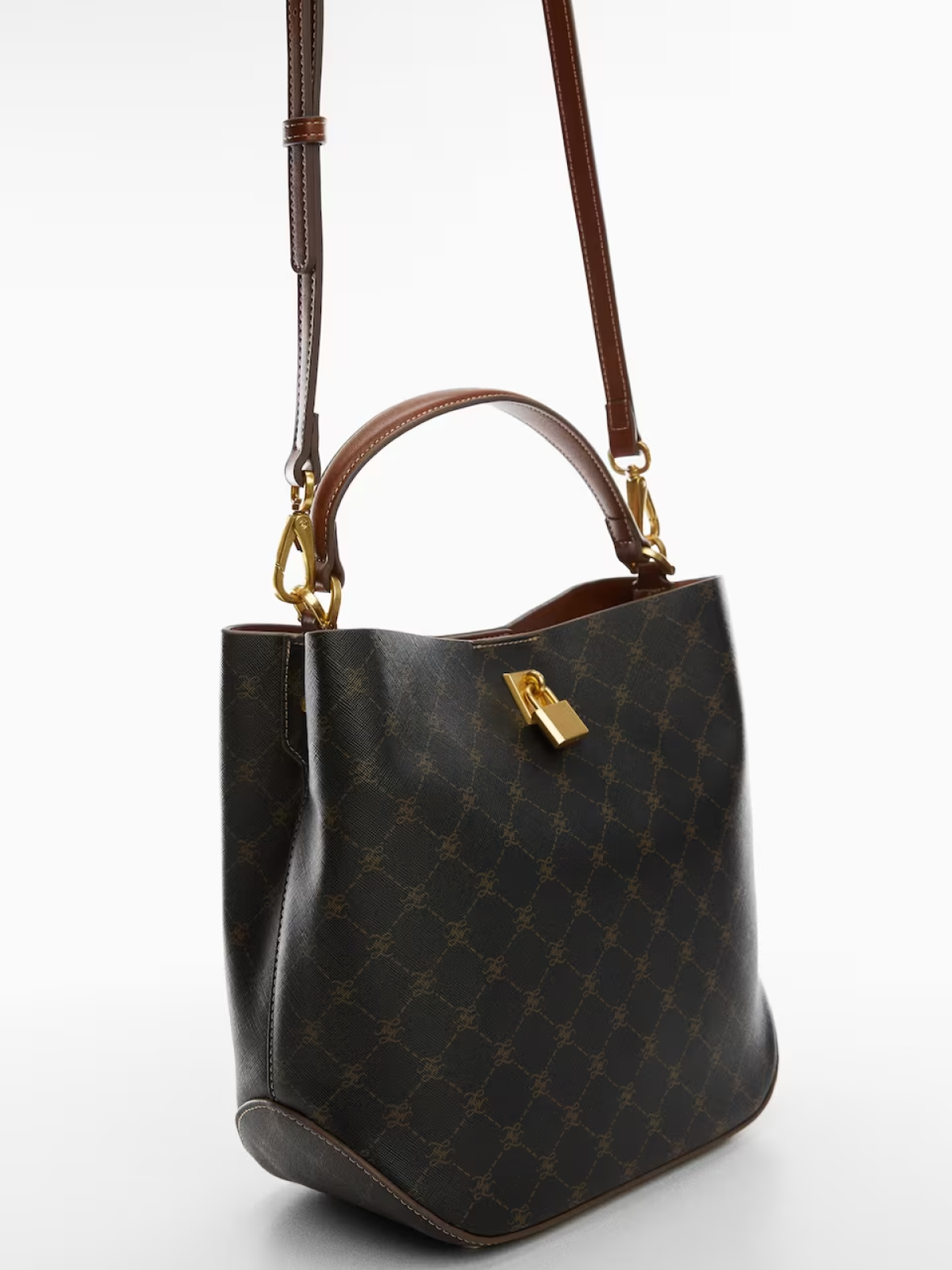 Shopper bag with padlock