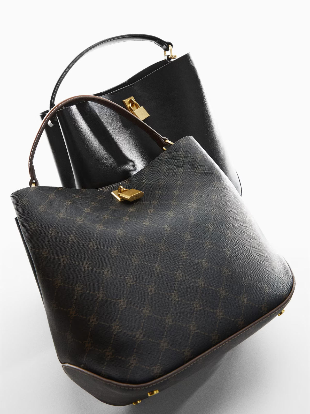 Shopper bag with padlock