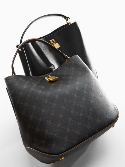 Shopper bag with padlock