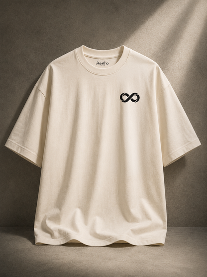 AesthoLook - Infinite Line Tee (Cream)