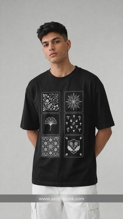 AesthoLook - Nature Blocks Minimal Tee
