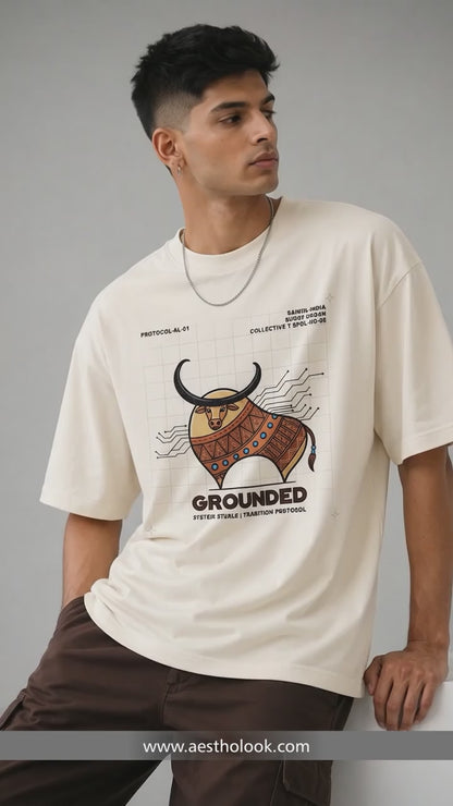 AesthoLook - Grounded Protocol Graphic Tee
