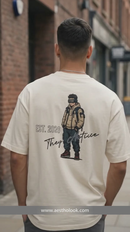 AesthoLook - Silent Attention Limited Edition Graphic Tee