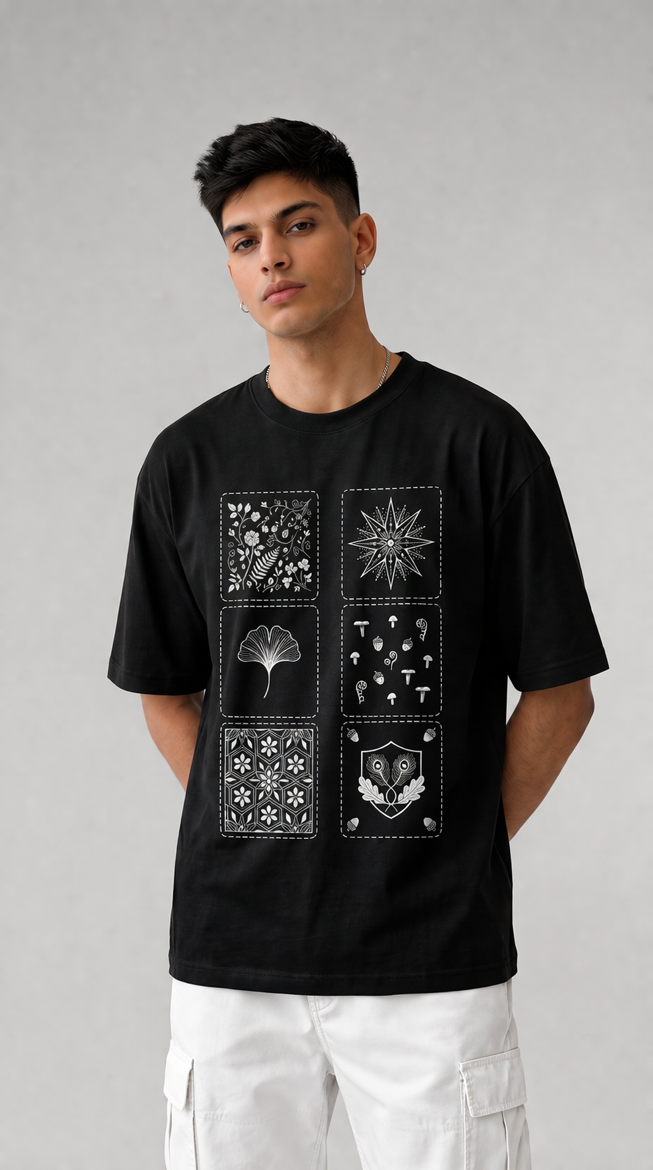 AesthoLook - Nature Blocks Minimal Tee